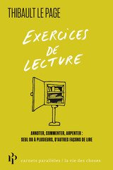 Lire ensemble, échanger, arpenter, cartographier: 17 exercices de lectzre, seul ou à plusieurs