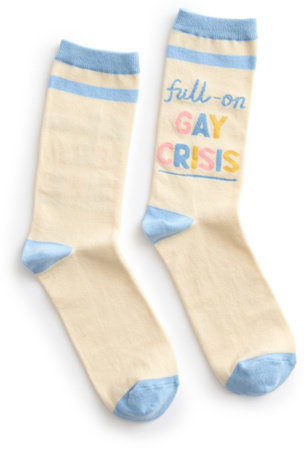  Full-On Gay Crisis Socks Large 