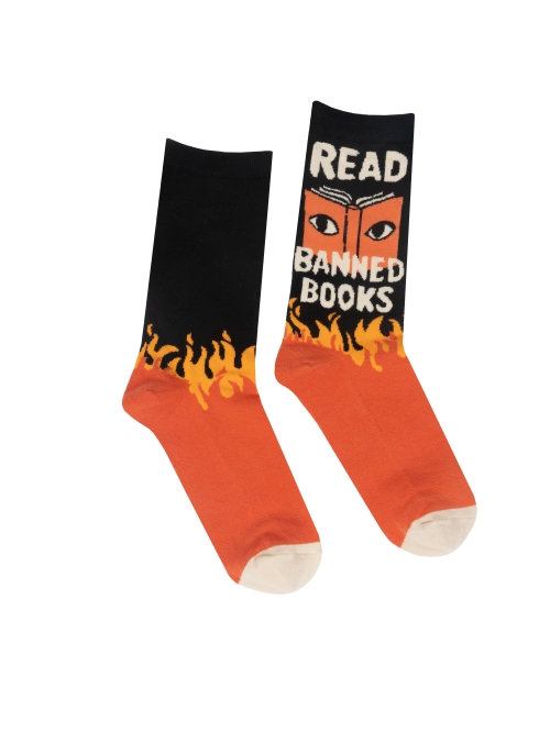  Read Banned Books Socks - Large 