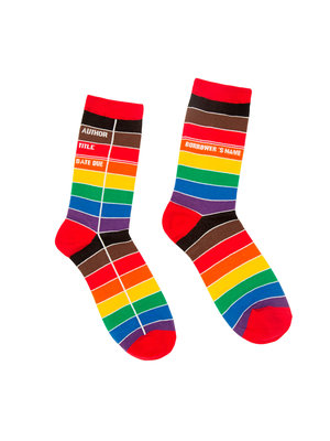  Library Card Pride Socks - small 