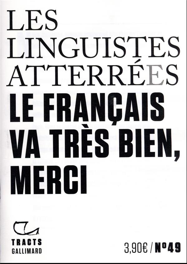  Le français va très bien, merci 