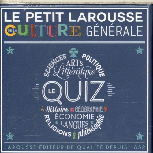  Le petit Larousse, culture générale : quiz 