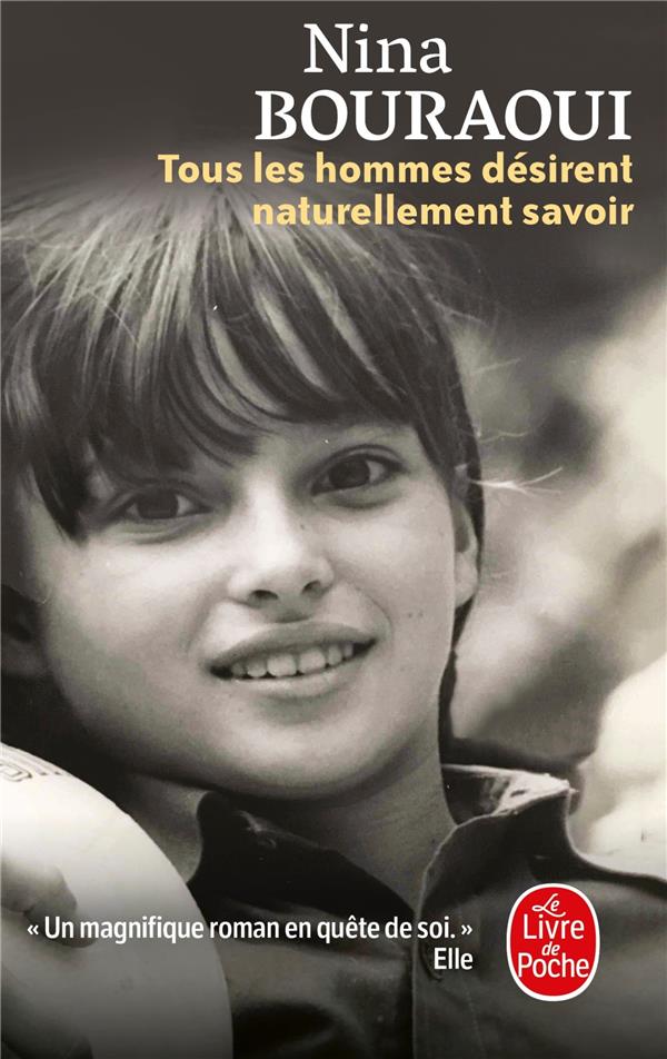  Tous les hommes désirent naturellement savoir 