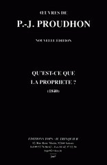 QU'EST-CE-QUE LA PROPRIETE ?