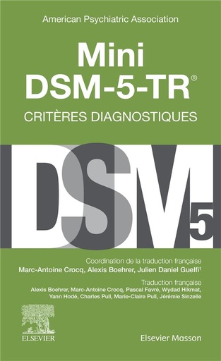 [9901966]  Mini DSM-5, critères diagnostiques 