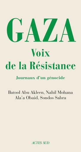 [10343719]  Voix de la résistance - journaux d'un génocide 