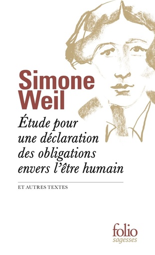 [9075466]  Etude pour une déclaration des obligations envers l'être humain 