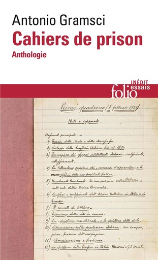 [9249786]  Cahiers de prison : anthologie 