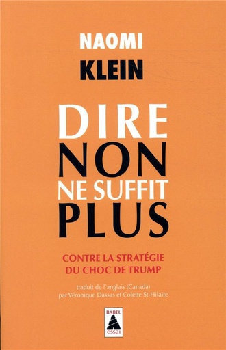 [8887783]  Dire non ne suffit plus. Contre la stratégie du choc de Trump 