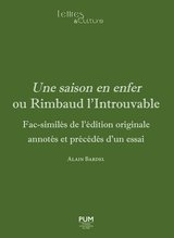 UNE SAISON EN ENFER OU RIMBAUD L INTROUV