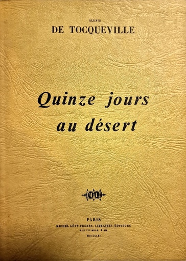 QUINZE JOURS AU DESERT