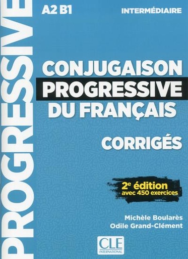 [8207297]  Conjugaison progressive du français, corrigés : A2-B1 intermédiaire 